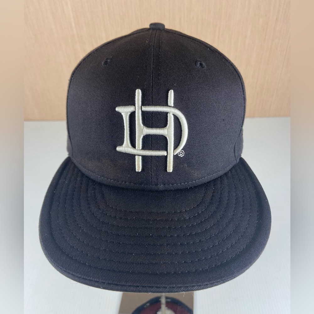 Harley Davidson x New Era 59FIFTY Fitted Hat Black HD Logo Size 7 3/8